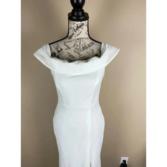 Lulu’s off the Shoulder Mermaid Gown- S - Picture 3 of 6